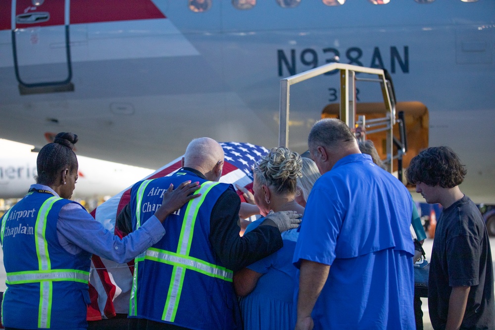 Dignified Transfer of U.S. Army Pfc. Mose E. Vance