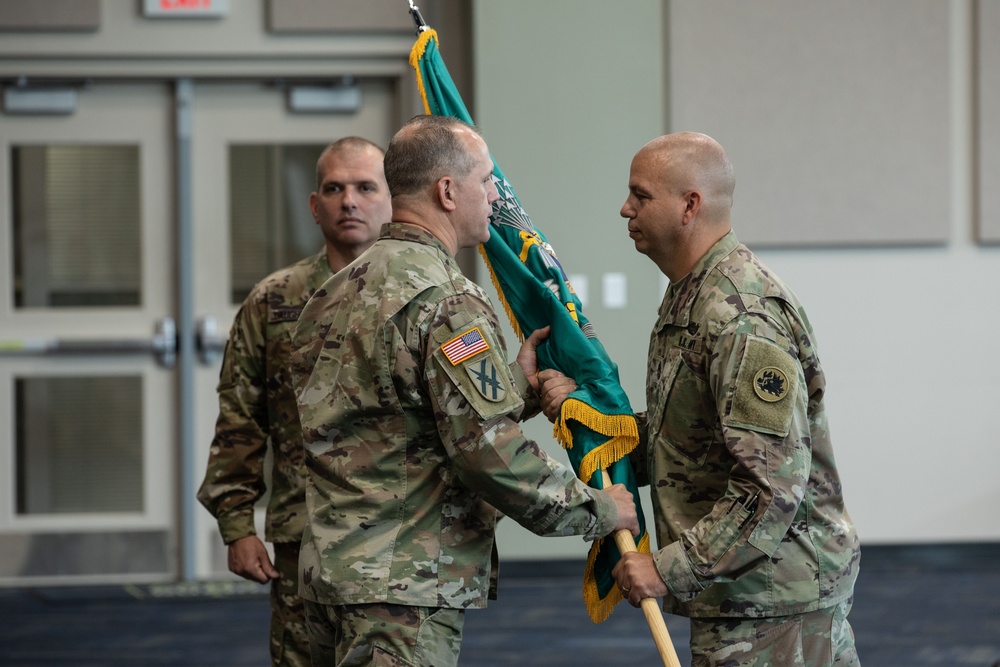 Passing the Battalion Colors