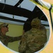 U.S. Air Force Maj. Stephen Kesterson and Capt. James Hanes set up a decontamination tent on Blackfeet Indian Reservation