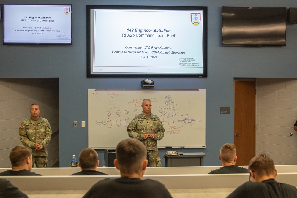 157th Military Police Company Receives Brief on Upcoming Deployment