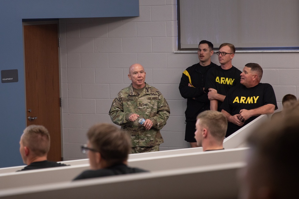 157th Military Police Company Receives Brief on Upcoming Deployment