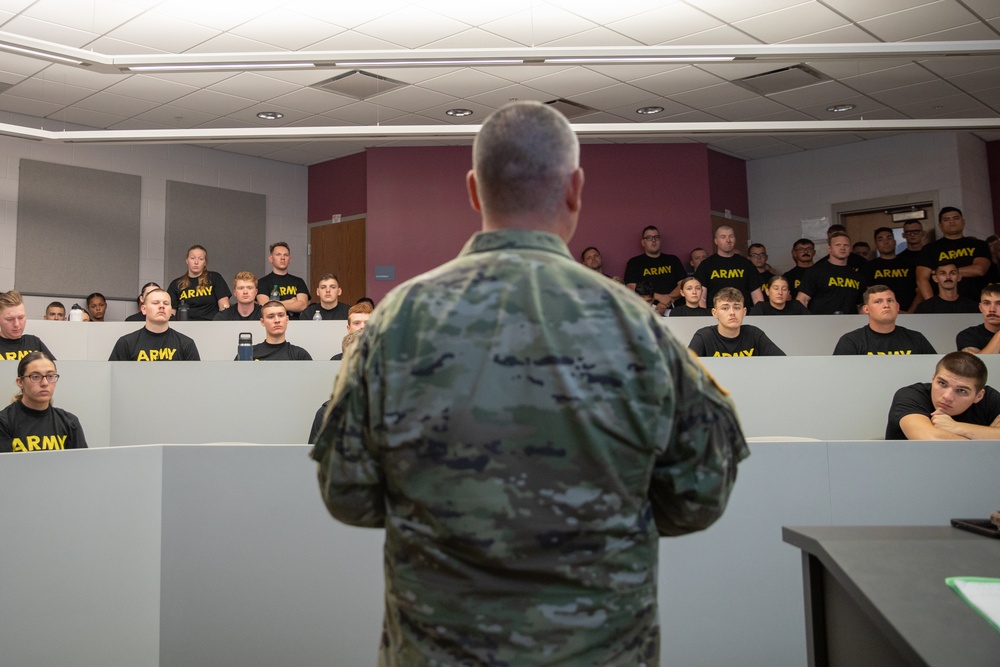 157th Military Police Company Receives Brief on Upcoming Deployment