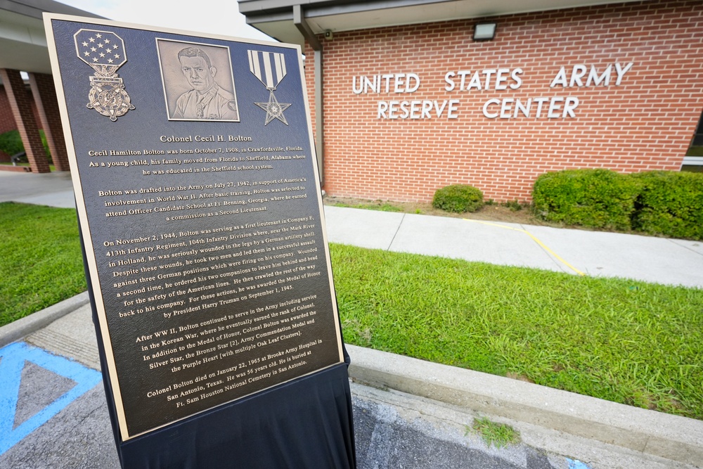 Memorialization of Sheffield Army Reserve Center