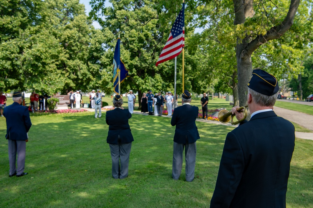 Admiral Munsch, USS North Dakota Commemorate the 80th Anniversary of the loss of USS Robalo