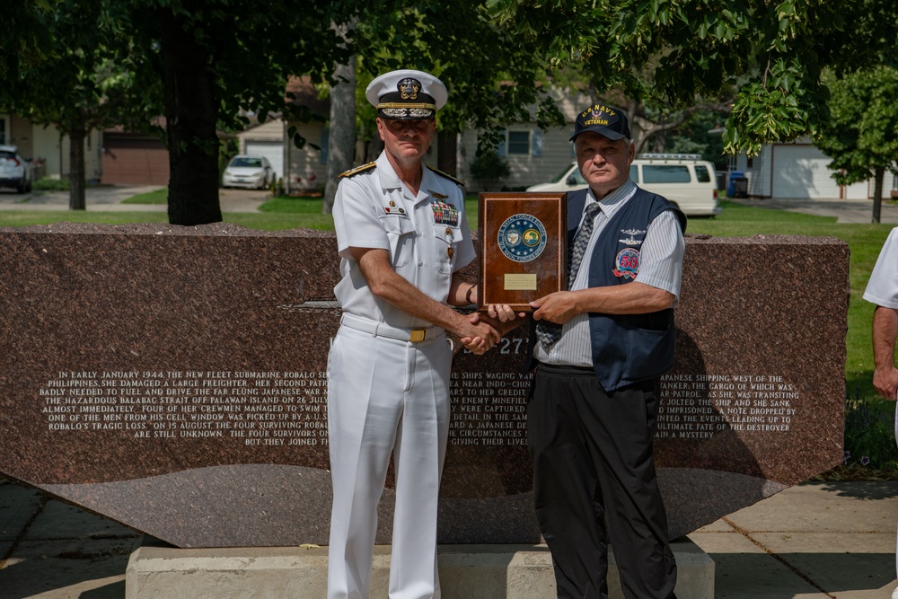 Admiral Munsch, USS North Dakota Commemorate the 80th Anniversary of the loss of USS Robalo