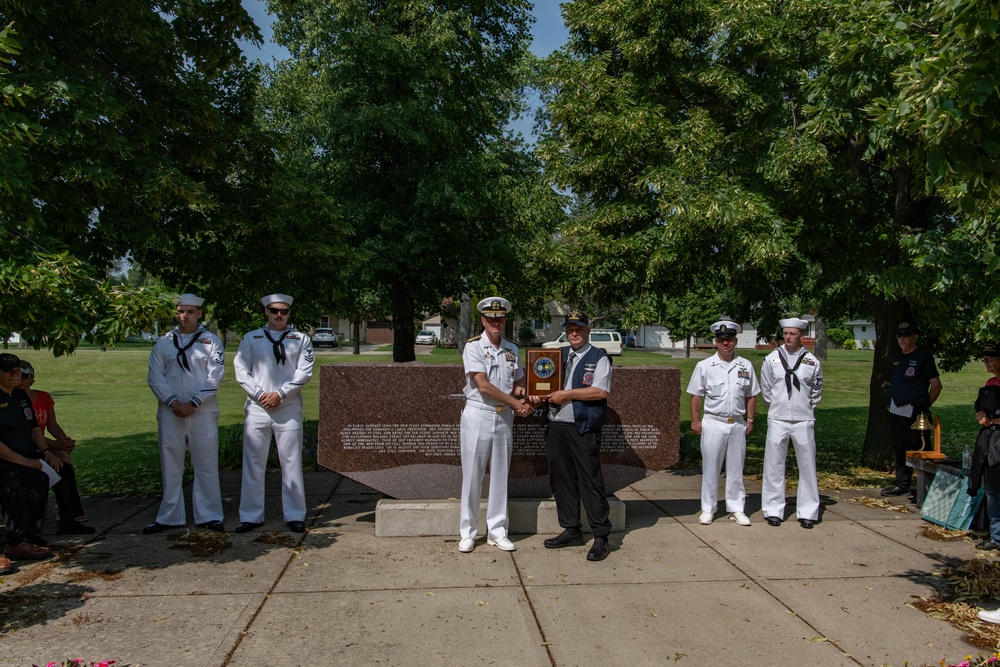 Admiral Munsch, USS North Dakota Commemorate the 80th Anniversary of the loss of USS Robalo