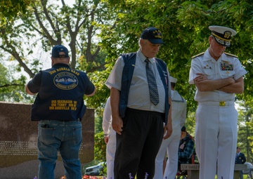Admiral Munsch, USS North Dakota Commemorate the 80th Anniversary of the loss of USS Robalo