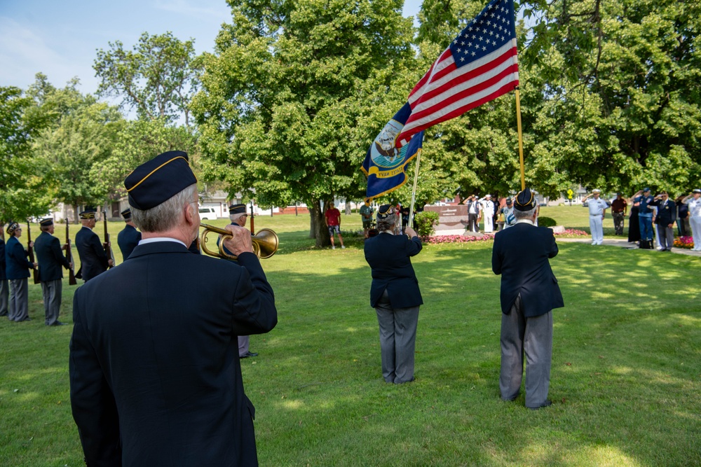 Admiral Munsch, USS North Dakota Commemorate the 80th Anniversary of the loss of USS Robalo