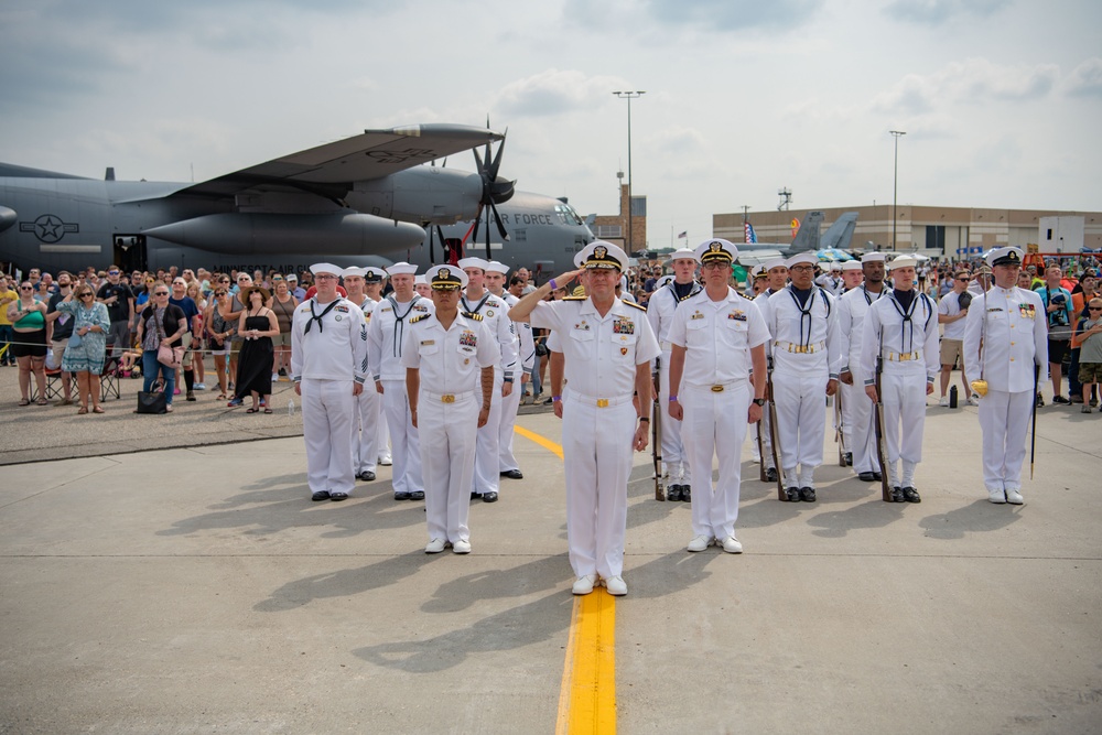 Navy’s Old Goat Enlists Navy’s Newest Sailors