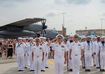 Navy’s Old Goat Enlists Navy’s Newest Sailors