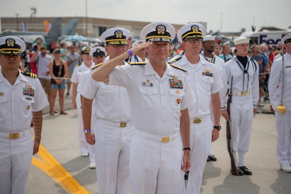 Navy’s Old Goat Enlists Navy’s Newest Sailors