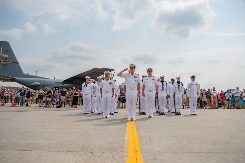 Navy’s Old Goat Enlists Navy’s Newest Sailors