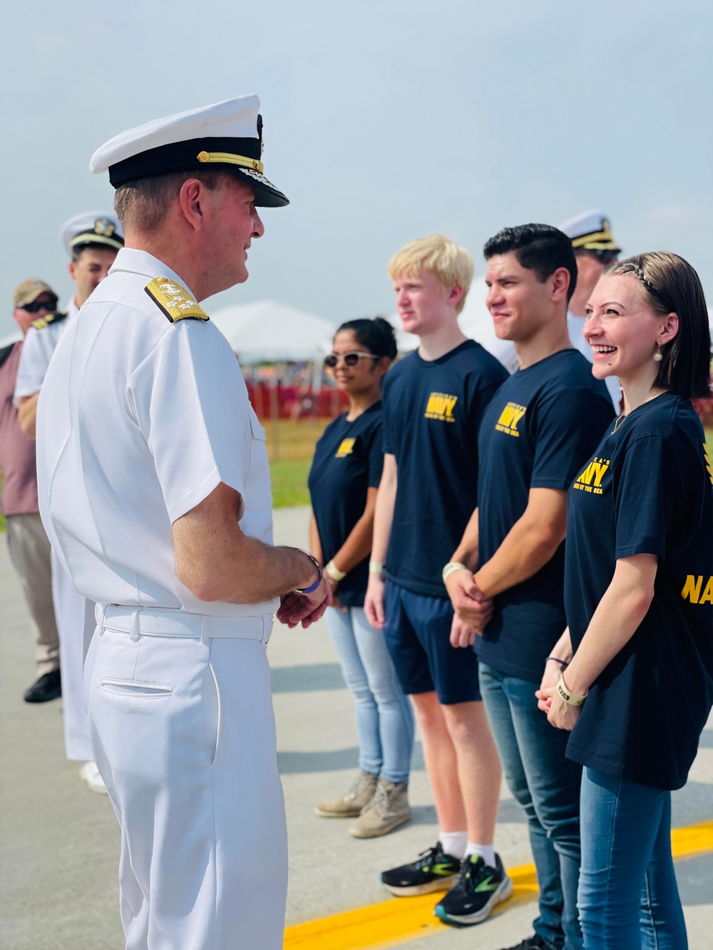 Navy’s Old Goat Enlists Navy’s Newest Sailors