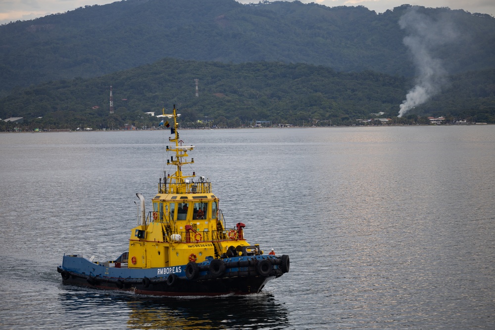 USNS Burlington departs Honduras after one-week visit for Continuing Promise 2024