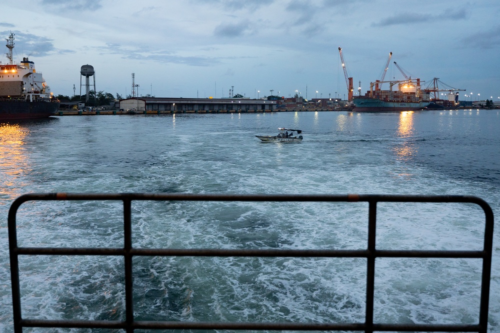 USNS Burlington departs Honduras after one-week visit for Continuing Promise 2024