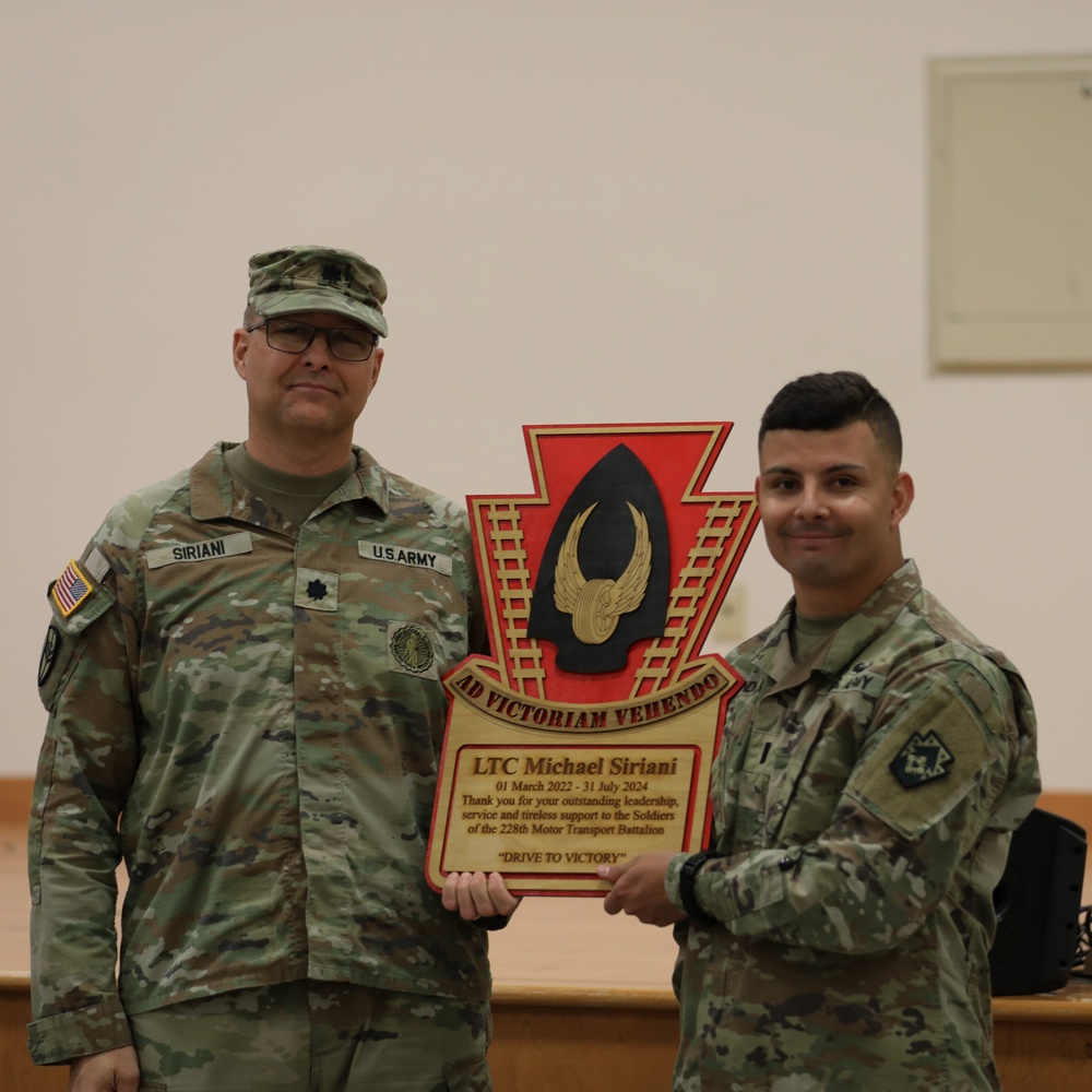 228th Transportation Battalion Change of Command Ceremony