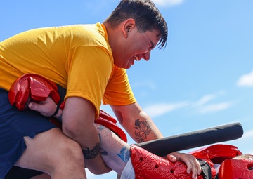 USS Somerset Crew Tackles OC Contamination Training