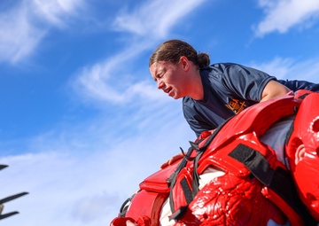 USS Somerset Crew Tackles OC Contamination Training