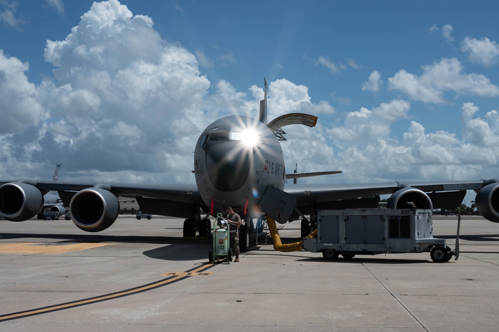 MacDill relocates KC-135 stratotankers ahead of Tropical Storm Debby