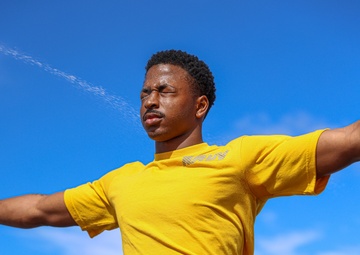 USS Somerset Crew Tackles OC Contamination Training