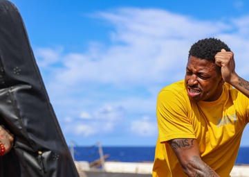 USS Somerset Crew Tackles OC Contamination Training