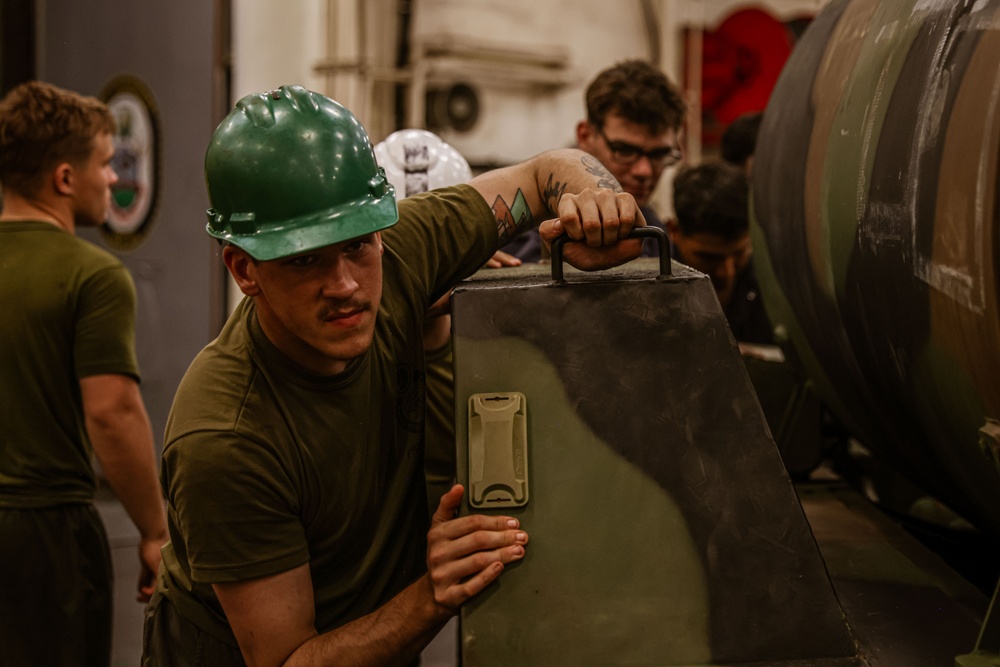 Dirty Jobs: 15th MEU Prepares Gear for Agricultural Inspections