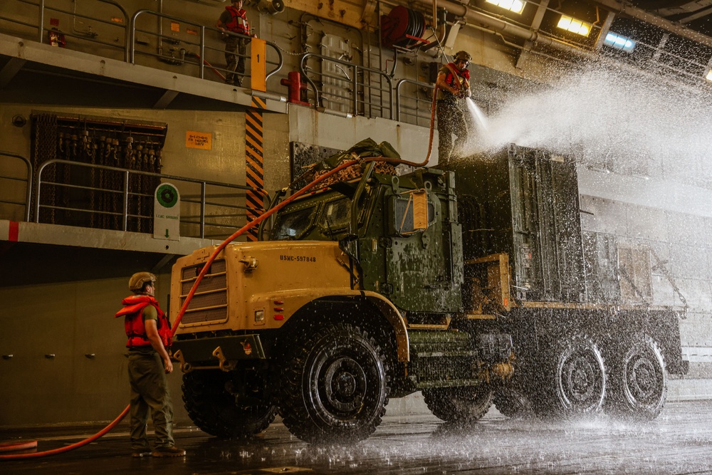 Dirty Jobs: 15th MEU Prepares Gear for Agricultural Inspections