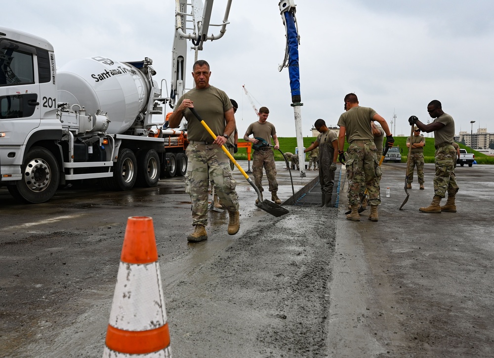 155th Civil Engineering Squadron deployment for training at Yokota Air Base