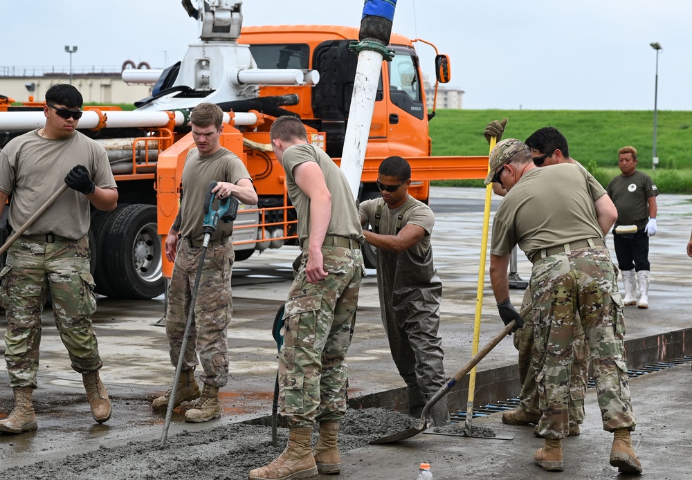 155th Civil Engineering Squadron deployment for training at Yokota Air Base