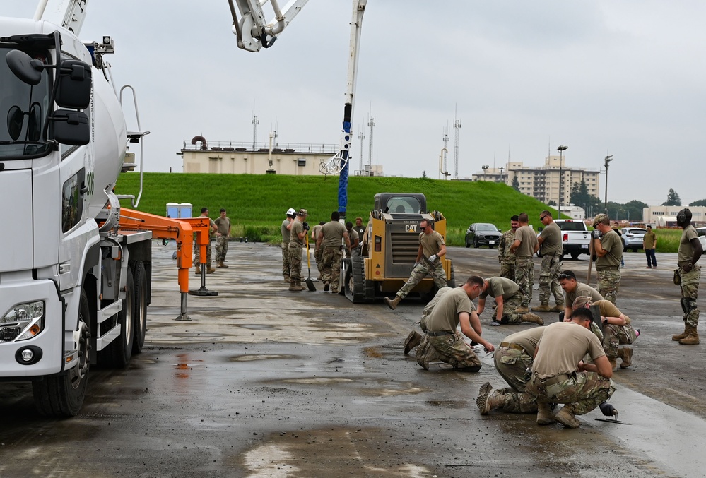 155th Civil Engineering Squadron deployment for training at Yokota Air Base