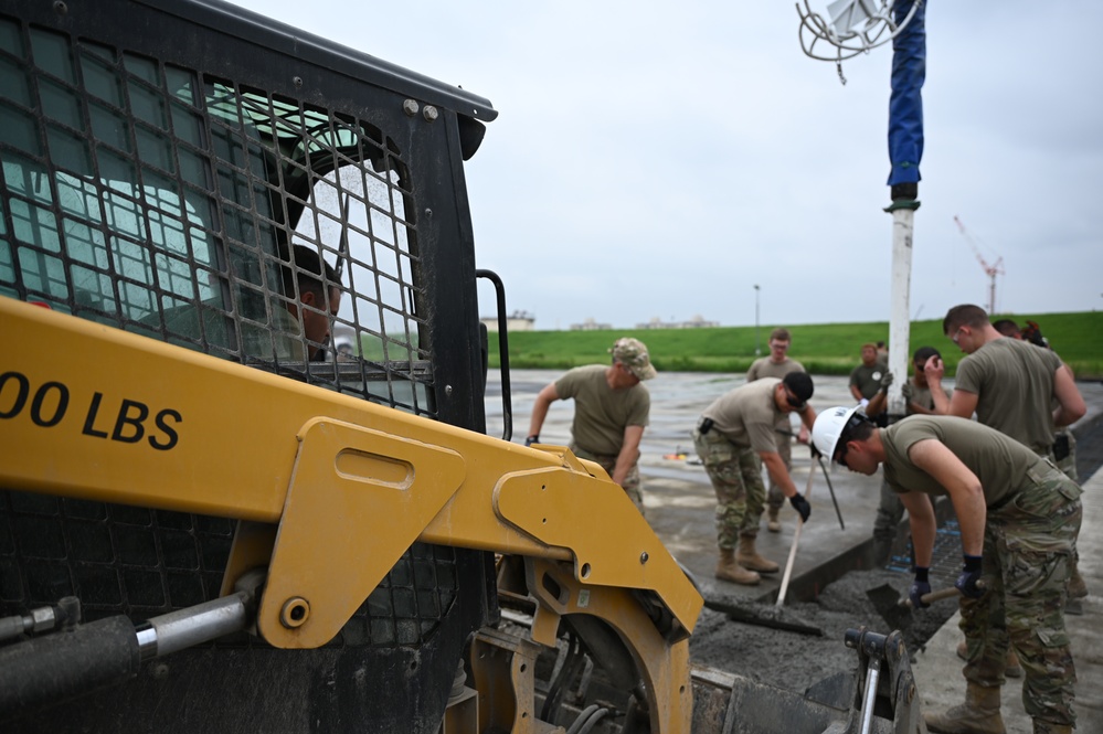 155th Civil Engineering Squadron deployment for training at Yokota Air Base