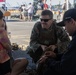 U.S. Marines set up static display during Seafair