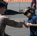 U.S. Marines set up static display during Seafair