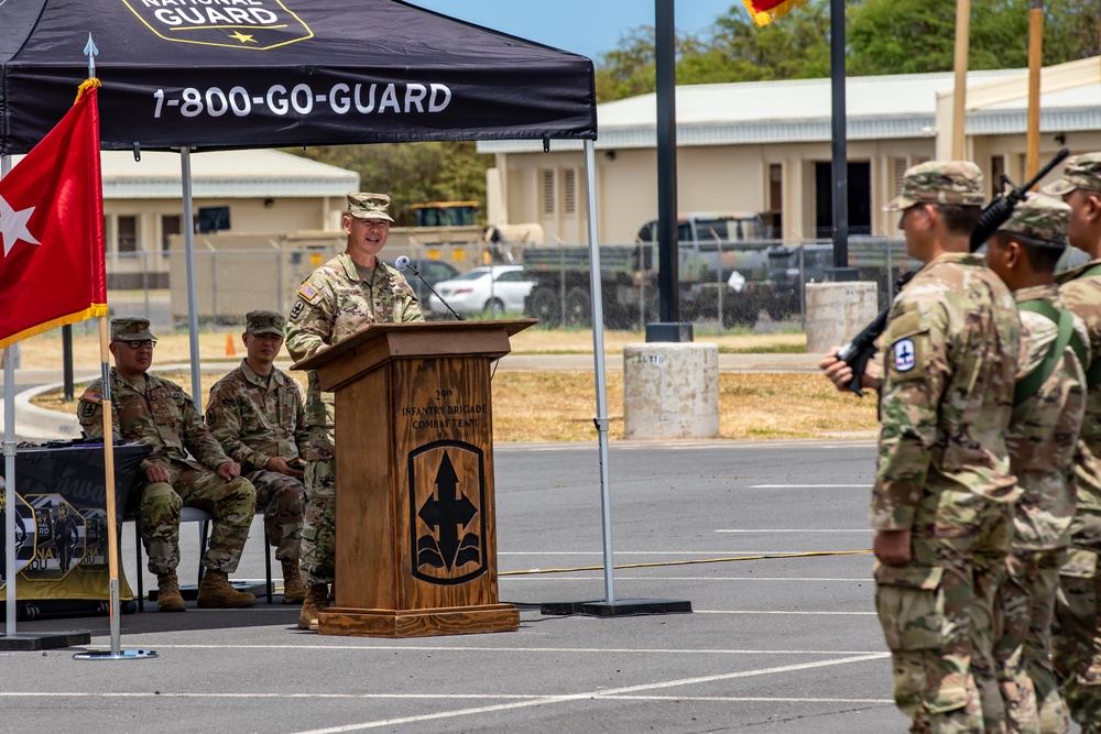 Hawaii’s Lava Brigade Welcomes Col. Wesley K. Kawakami to the 29th IBCT