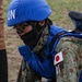 Japanese Defense Force soldiers conduct security at a U.N. designated site during multilateral peacekeeping exercise Khaan Quest 24