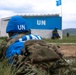 Japanese Defense Force soldiers conduct security at a U.N. designated site during multilateral peacekeeping exercise Khaan Quest 24