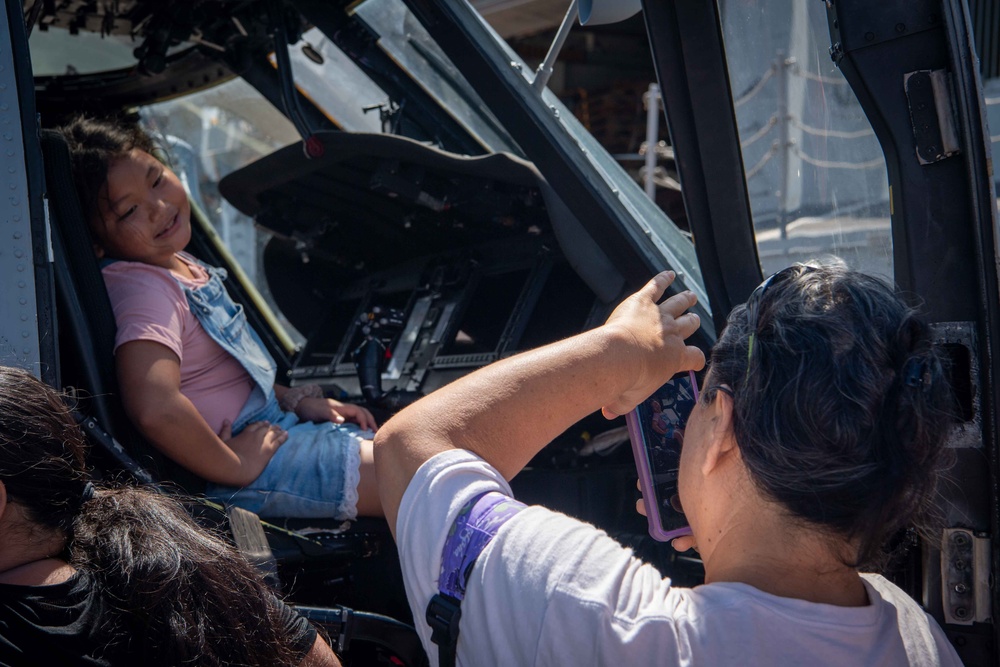 Arleigh Burke-Class Guided-Missile Destroyer USS Kidd (DDG 100) Hosts a Tour for the General Public During RIMPAC 2024