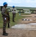 Indian soldiers conduct check point operations during multilateral peacekeeping exercise Khaan Quest 24