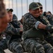 Pacific nations compete in a tug of war competition during multilateral peacekeeping exercise Khaan Quest 24