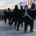 Pacific nations compete in a tug of war competition during multilateral peacekeeping exercise Khaan Quest 24