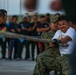 Pacific nations compete in a tug of war competition during multilateral peacekeeping exercise Khaan Quest 24
