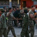 Pacific nations compete in a tug of war competition during multilateral peacekeeping exercise Khaan Quest 24