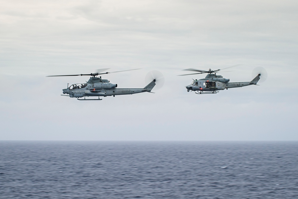 15th MEU Conducts Close Air Support Training Aboard Boxer