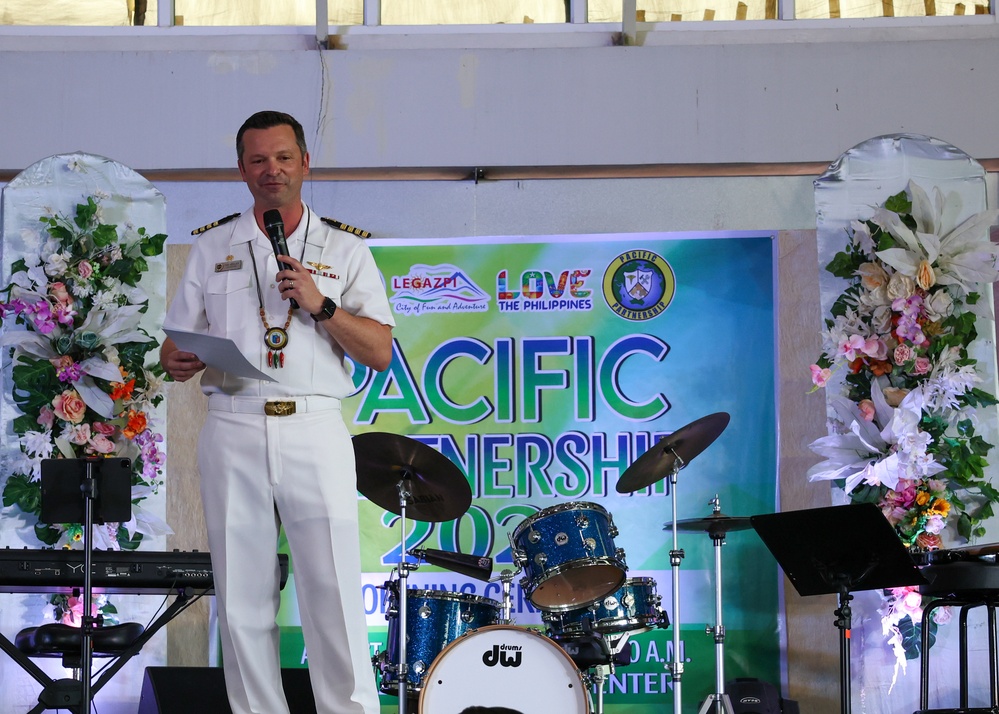 The Pacific Partnership 2024-2 Opening Ceremony at the Legazpi Expo Center in Legazpi, Philippines