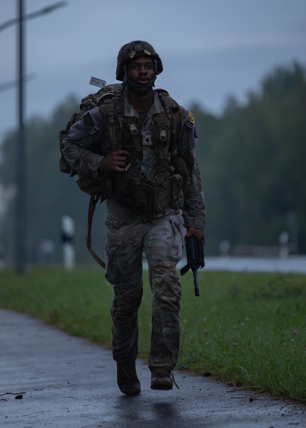 U.S. Army Europe and Africa Best Squad Competition: 12-Mile Ruck March