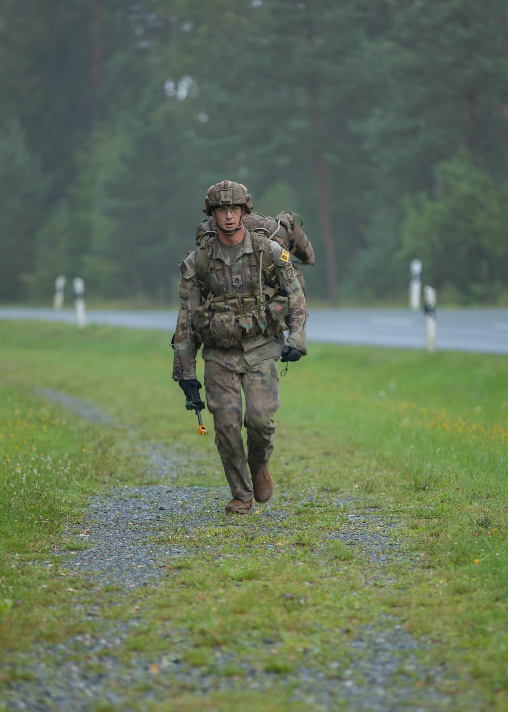 U.S. Army Europe and Africa Best Squad Competition: 12-Mile Ruck March