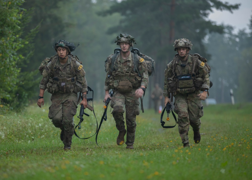 U.S. Army Europe and Africa Best Squad Competition: 12-Mile Ruck March