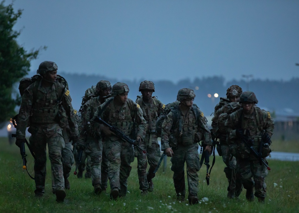 U.S. Army Europe and Africa Best Squad Competition: 12-Mile Ruck March