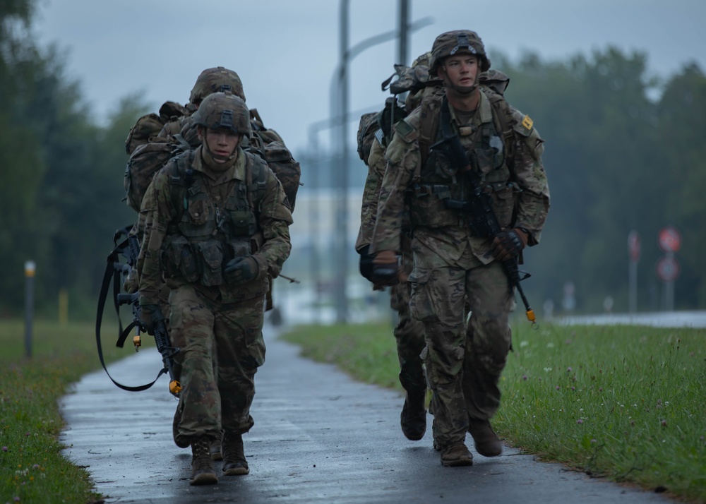 U.S. Army Europe and Africa Best Squad Competition: 12-Mile Ruck March