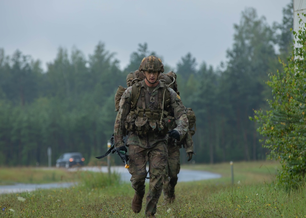 U.S. Army Europe and Africa Best Squad Competition: 12-Mile Ruck March